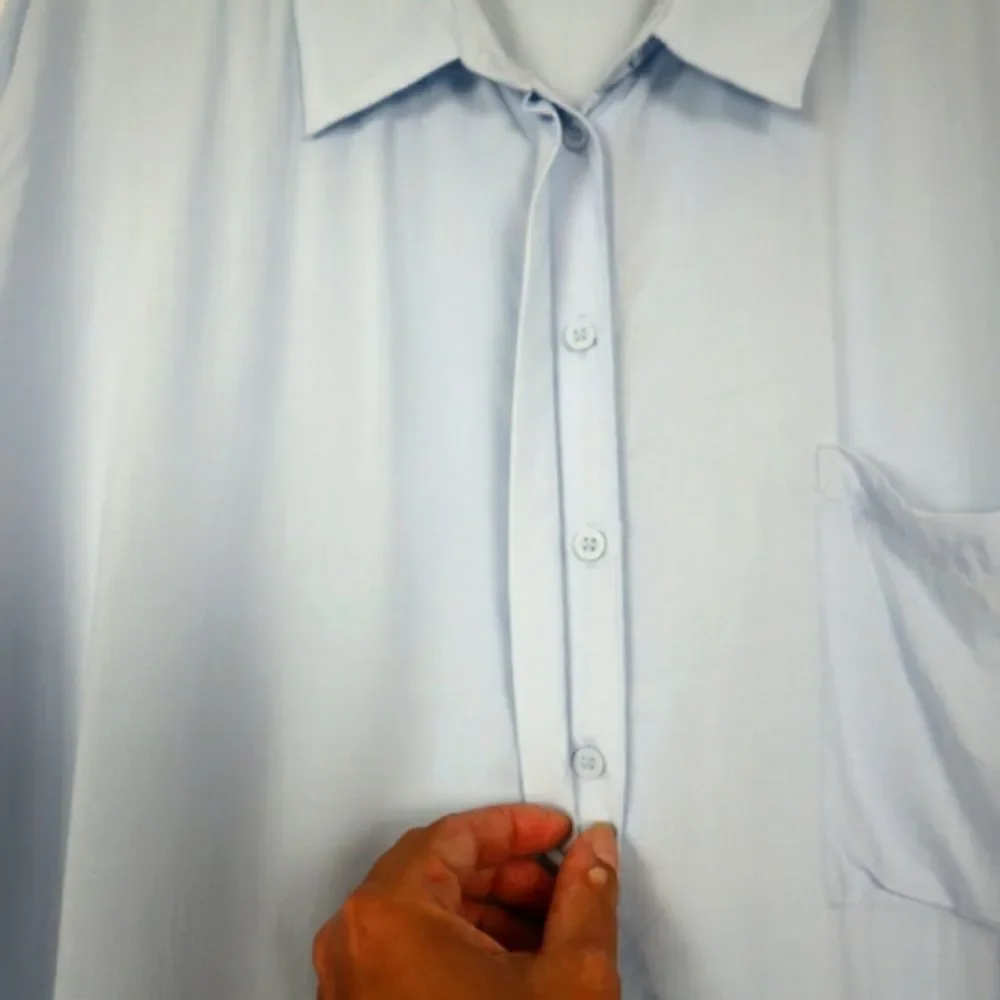 New Melrose and Market blue shirt size 3x - Picture 2 of 9